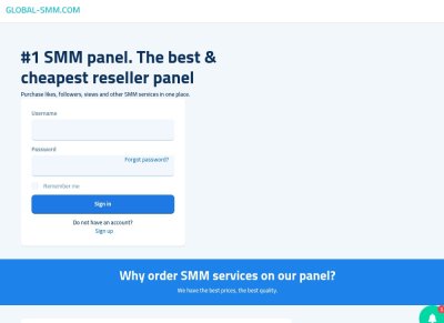 Global-SMM: The best and cheapest provider, prices are lower than competitors, buy directly from the supplier.