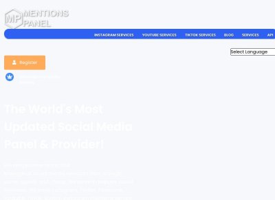 MentionsPanel - The World's Most Updated Social Media Panel & Provider!
