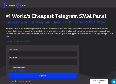 Telegram Smm Panel - Cheapest Reseller panel