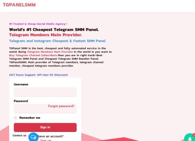Telegram SMm Panel | Cheapest Reseller Panel | Telegram And Instagram Main Panel